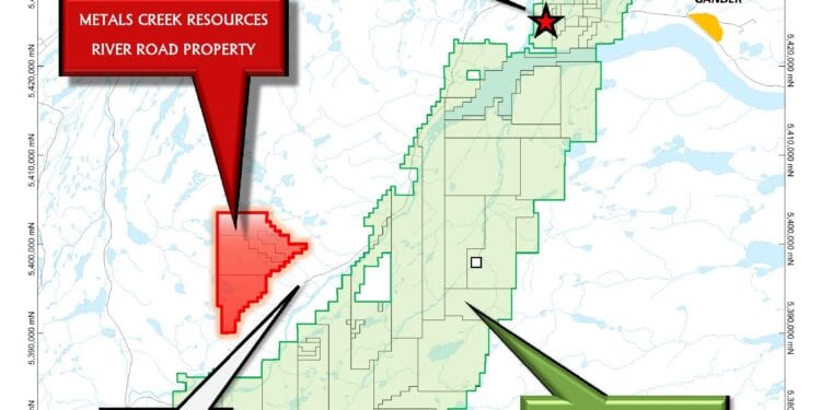 Metals Creeks Acquires Central Newfoundland Gold Belt Properties