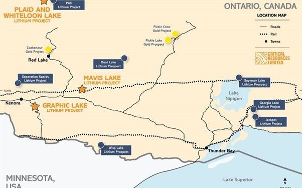Critical Resources Obtains “Exceptional” Lithium Assay Results In Ontario
