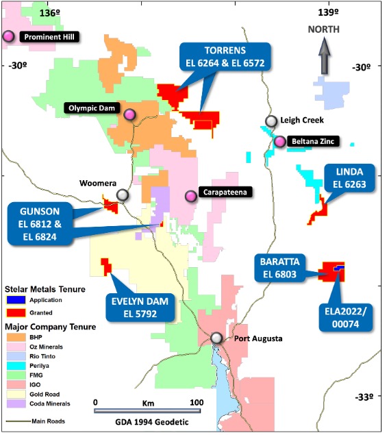 Stelar applies to expand Baratta Copper Project in South Australia