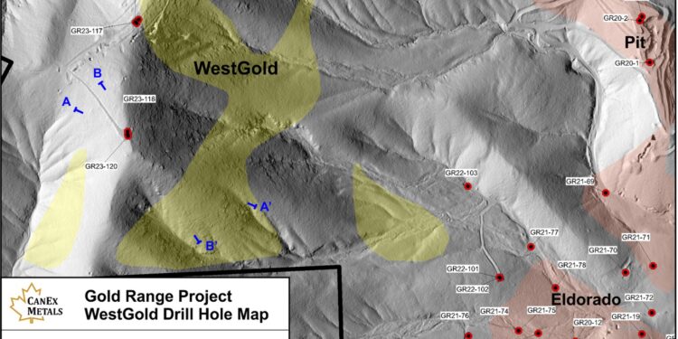 CANEX Metals Drills Discovery at Westgold Target