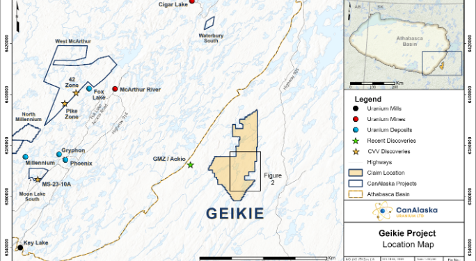 CanAlaska Uranium Mobilizes Drill Programme at Geikie Project