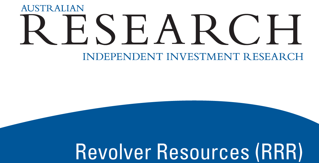 Independent Investment Research –Revolver Resources (RRR)